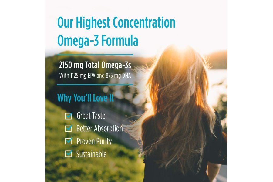 Nordic Naturals ProOmega 2000, sabor a limón - 120 geles blandos - 2150 mg Omega-3 - Aceite de pescado de potencia ultraalta - EPA y DHA - Promueve la salud del cerebro, los ojos, el corazón y el sistema inmunológico - Sin OGM - 60 porciones - Image 4