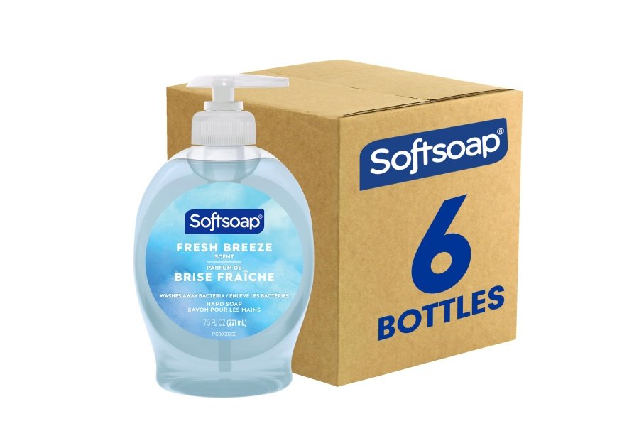 Jabón líquido para manos Softsoap, brisa fresca, 7,5 onzas líquidas (paquete de 6)