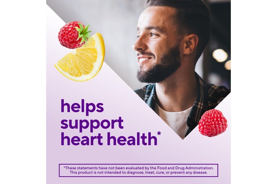 Vitafusion Vitaminas gomosas Omega-3, sabor a limonada de bayas, vitaminas para la salud del corazón (1) con Omega 3 EPA/DHA y vitaminas A, C, D y E, la marca de vitaminas número 1 de Estados Unidos, suministro para 60 días, 120 unidades - Image 3