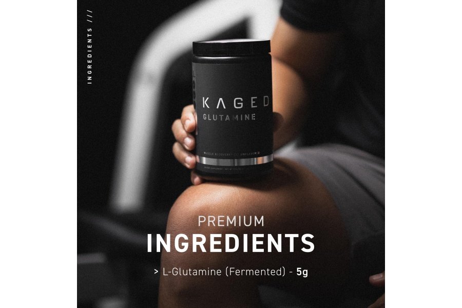 Kagged MUSCLE, L-Glutamina en polvo 500 gramos, vegano, apoya la recuperación muscular, después del entrenamiento, glutamina, sin sustancias prohibidas, sin sabor, 100 porciones - Image 6