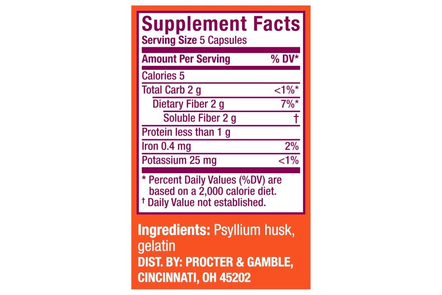 Metamucil Cápsulas de fibra 3 en 1, Suplemento diario de fibra de cáscara de psyllium, Cápsulas de fibra para la salud digestiva, Cápsulas de fibra de cáscara de psyllium a base de plantas, Marca de fibra número 1 recomendada por médicos, Cápsulas de 300 unidades - Image 2