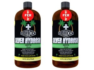 32 oz en total, suplemento mineral de hidrosol de plata coloidal Silver Doc, alternativa natural y apoyo inmunológico, moléculas coloidales biodisponibles cargadas positivamente al 99 % que buscan visitantes no deseados