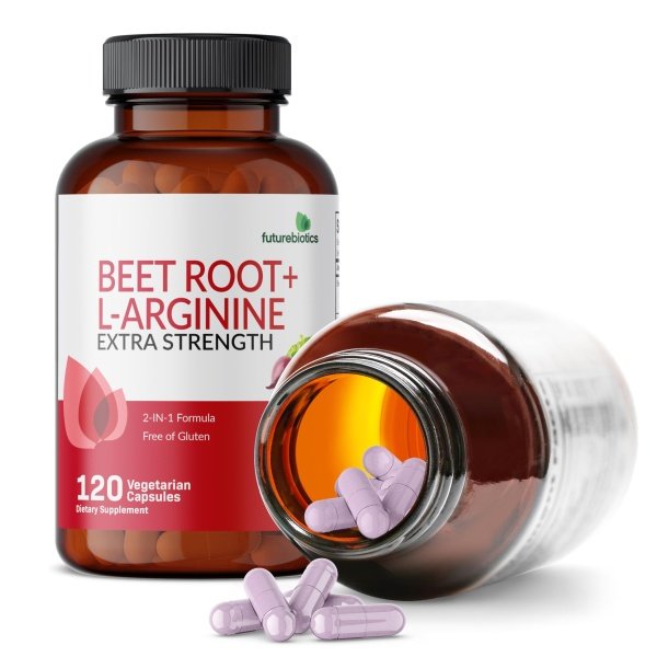 Futurebiotics Raíz de remolacha + L-Arginina 2000 MG, sin OGM, 120 cápsulas vegetarianas - Image 6