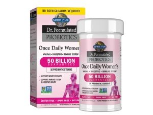 Dr. Probióticos formulados para mujeres y prebióticos, 50 mil millones de UFC para la salud digestiva, vaginal e inmunológica diaria de las mujeres, Garden of Life 16 cepas probióticas estables sin gluten, soja láctea, 30 cápsulas - Available Now
