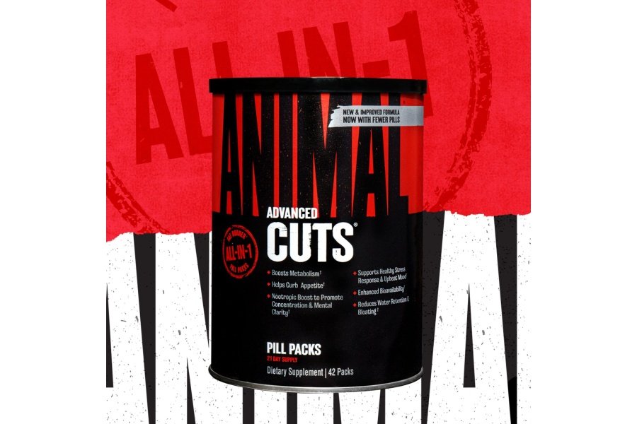 Animal Cuts Quemador de grasa termogénico – Píldoras de pérdida de peso para mujeres y hombres para metabolismo, energía, concentración y apoyo cerebral nootrópico con cetonas de frambuesa, píldoras dietéticas supresoras del apetito, 42 paquetes - Image 2