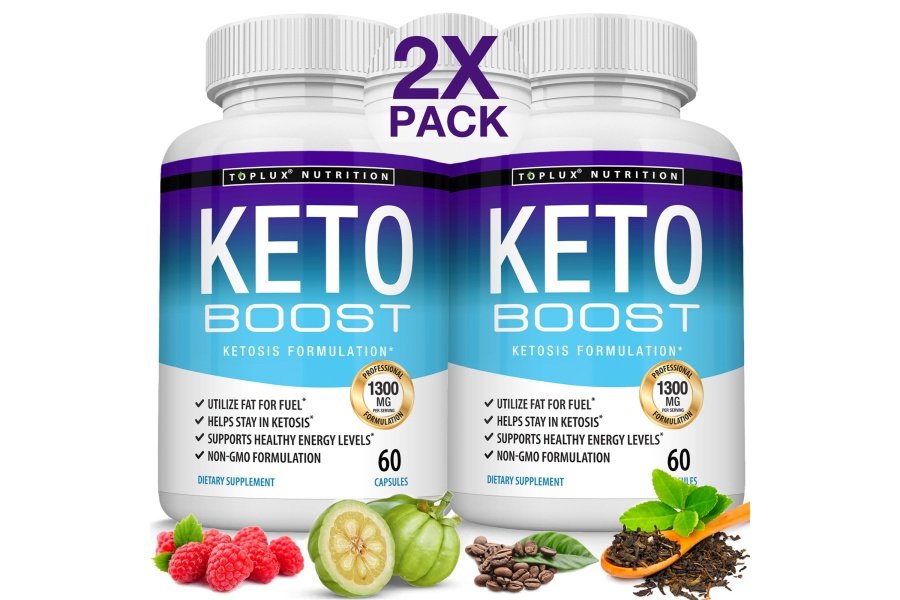 Keto Boost Diet Pills Suplemento de cetosis - Fórmula Keto exógena natural que apoya la energía y el enfoque, cetonas avanzadas para dieta cetogénica, para hombres y mujeres