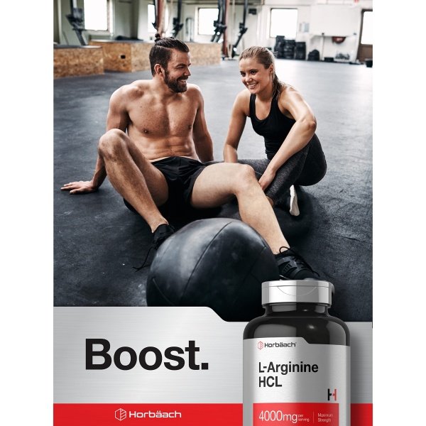 Horbäach L-Arginina 4000mg | 120 comprimidos | Precursor de óxido nítrico de máxima resistencia | Suplemento vegetariano, sin OGM y sin gluten - Image 6