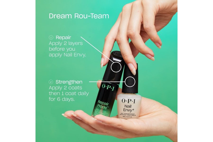 OPI Nail Envy Fortalecedor de uñas transparente | Tratamiento Fortalecedor del Esmalte de Uñas | Para uñas débiles y delgadas - Image 6
