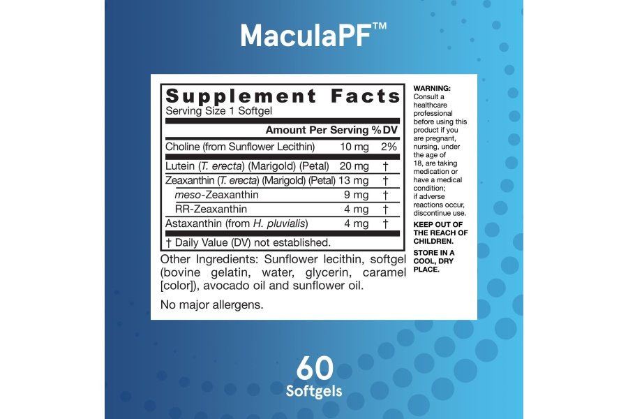 Jarrow Formulas MaculaPF Complejo de carotenoides, suplemento dietético, respalda la salud ocular, 60 cápsulas blandas, suministro para hasta 60 días - Image 6
