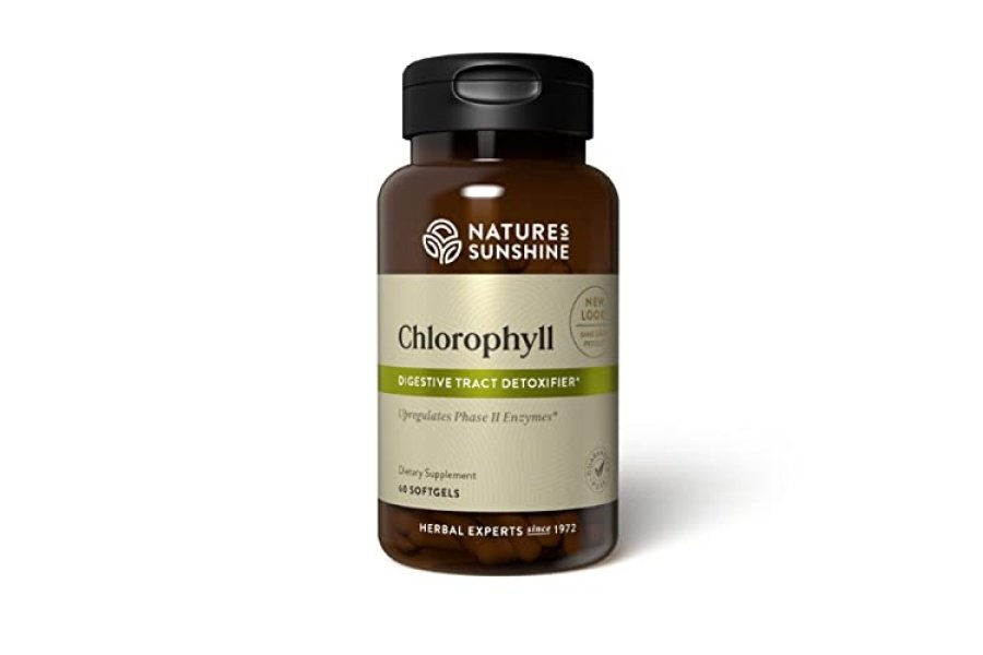 Clorofila Nature's Sunshine, 60 cápsulas de gelatina blanda | Ayuda a respaldar las funciones de limpieza de la sangre del cuerpo y fortalece los sistemas inmunológico e intestinal.