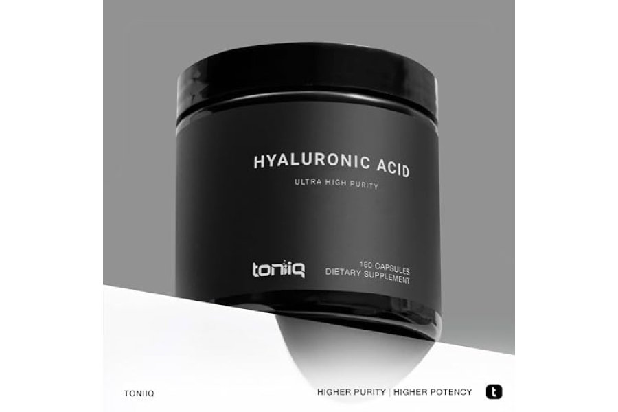 Cápsulas de ácido hialurónico de pureza ultra alta - 95 %+ altamente purificado y altamente biodisponible - Fórmula de 275 mg - Fermentación sin OGM - Alta resistencia con vitamina C - 180 cápsulas - Image 3