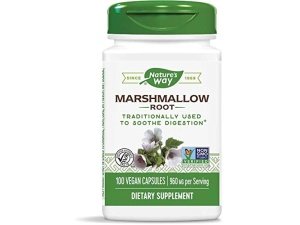 Nature's Way Raíz de malvavisco 480 mg, 100 cápsulas, paquete de 2