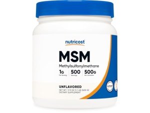 Nutricost Pure MSM Polvo 500 Gramos (Metilsulfonilmetano)