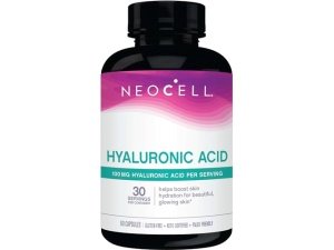 Cápsulas de ácido hialurónico NeoCell, lubricante esencial, apoya la hidratación de los tejidos, sin gluten, 60 unidades, 1 botella