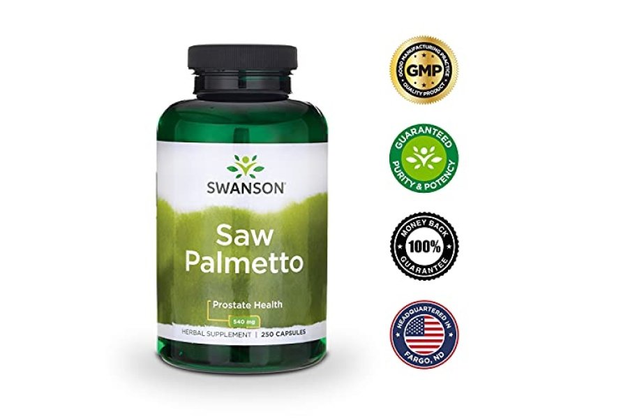 Swanson Saw Palmetto Suplemento herbario para hombres Salud de la próstata Suplemento para el cabello Salud urinaria 540 mg 250 cápsulas - Image 7