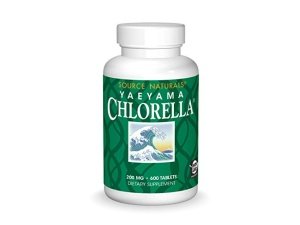 Source Naturals Yaeyama Chlorella Green Superfood, B12* a base de plantas - 200 mg, 600 tabletas