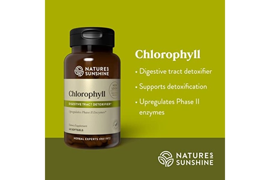Clorofila Nature's Sunshine, 60 cápsulas de gelatina blanda | Ayuda a respaldar las funciones de limpieza de la sangre del cuerpo y fortalece los sistemas inmunológico e intestinal. - Image 4