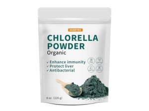 Clorella en polvo natural: clorofila en polvo, apoya el sistema inmunológico y la función hepática, mantiene la juventud, vegana, rica en proteínas y vitaminas veganas, 8 oz.