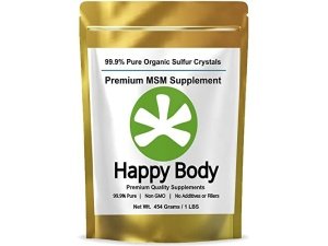 Cristales de azufre orgánico: cristales de MSM 99 % puros, suplemento de MSM premium, excelente calidad y absorción. Paquete de 1 libra.