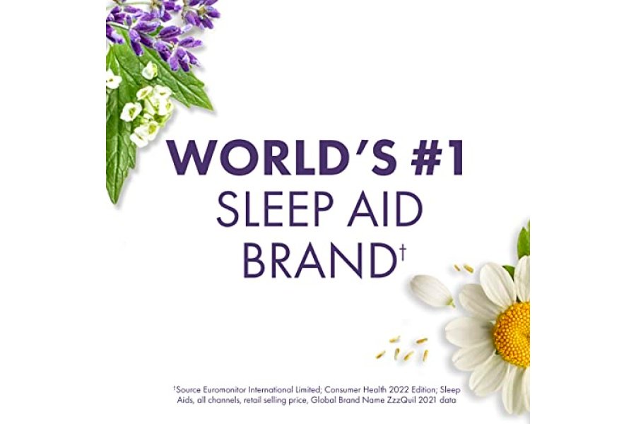 ZzzQuil PURE Zzzs Gomitas de ayuda para dormir con melatonina, te ayuda a conciliar el sueño de forma natural, sabor a vainilla de bayas silvestres, manzanilla, lavanda y raíz de valeriana, 1 mg por gomita, 72 unidades - Image 3