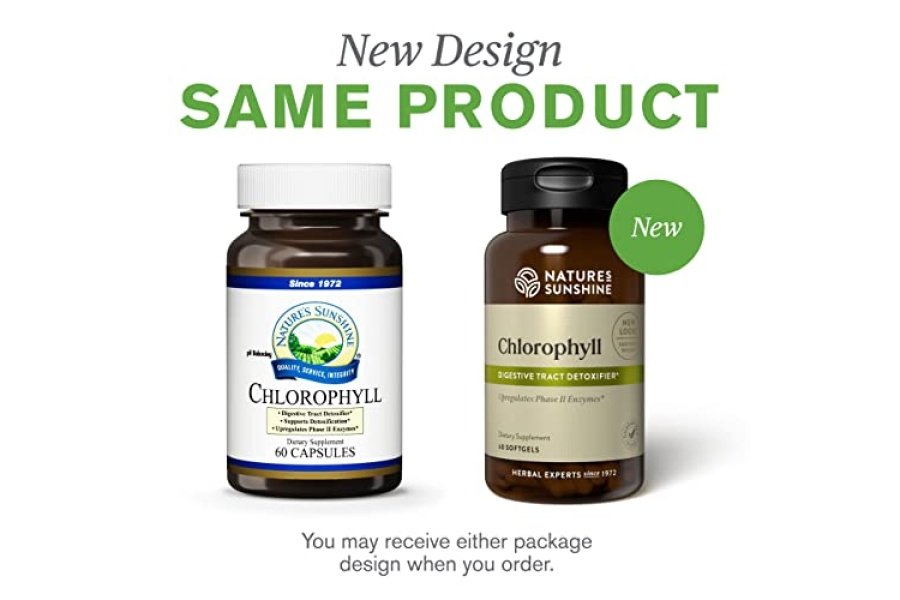 Clorofila Nature's Sunshine, 60 cápsulas de gelatina blanda | Ayuda a respaldar las funciones de limpieza de la sangre del cuerpo y fortalece los sistemas inmunológico e intestinal. - Image 7