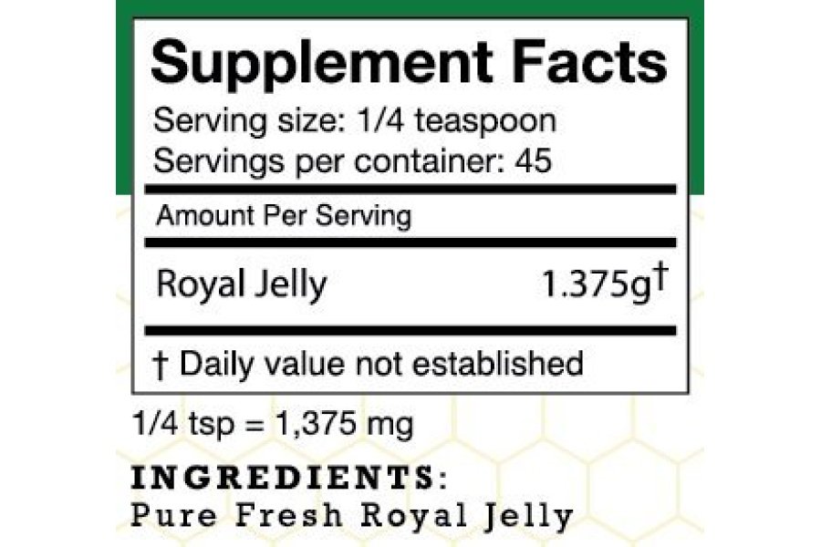 Jalea real fresca Stakich - Pura, totalmente natural - Sin aditivos/sabores/conservantes añadidos - 2 onzas (57 gramos) - Image 2