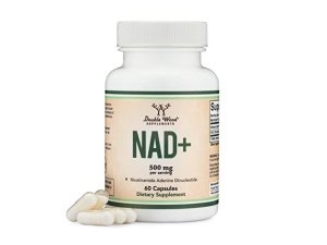 Suplemento NAD (500 mg de NAD+ 95 % puro por porción, suministro para 30 días) Refuerzo de NAD similar a la nicotinamida ribósida (probado por terceros, seguro para veganos, sin OGM) de Double Wood