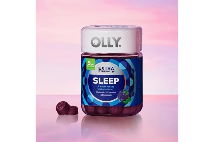 OLLY Gomitas para dormir extra fuertes, apoyo ocasional para dormir, 5 mg de melatonina, L-teanina, manzanilla, bálsamo de limón, ayuda para dormir, mora - 50 unidades - Image 10