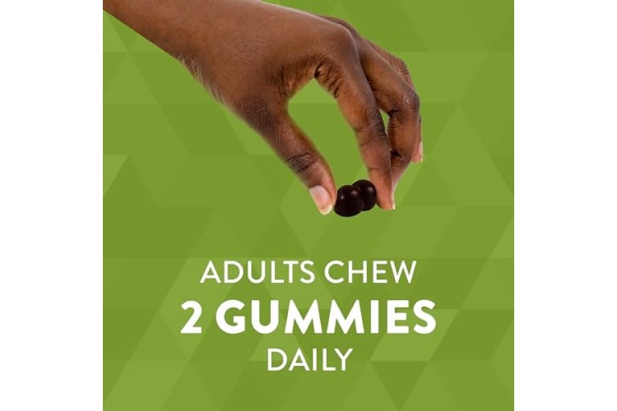 Gomitas de clorofila Nature's Way, desodorante interno*, apoya la desintoxicación saludable de la piel y el cuerpo*, sabor a fruta de huerto, 60 gomitas - Image 5