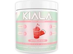 Kiala Nutrition Super Greens - Polvo de verduras orgánicas para reducir la hinchazón, apoyar la salud intestinal, aumentar la inmunidad y la digestión saludable para las mujeres - Apoyo antioxidante - Espirulina - Chlorella - Granizado de sandía