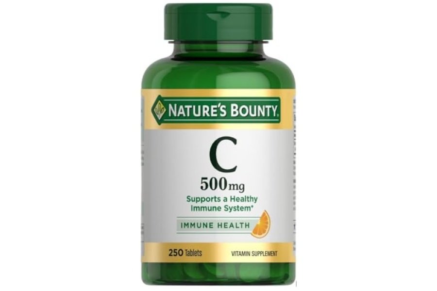 Nature's Bounty Vitamina C, respalda un sistema inmunológico saludable, suplemento vitamínico, 500 mg, 250 tabletas