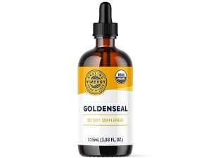 Extracto de sello de oro orgánico Vimergy USDA, 57 porciones: sin alcohol, sin gluten, sin OGM, kosher, sin maíz, sin soja, vegano y tintura paleo (115 ml)