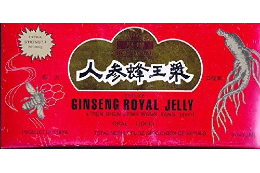 GINSENG Products Ginseng y jalea real en una base de miel 30 viales, 0,02 libras