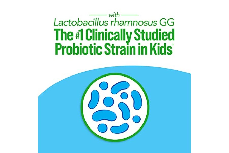 Culturelle Kids Multivitamina masticable completa + probiótico para niños, mayores de 3 años, 50 unidades, salud digestiva, salud bucal y apoyo inmunológico, con 11 vitaminas y minerales, incluyendo vitamina C, D3 y zinc - Image 2