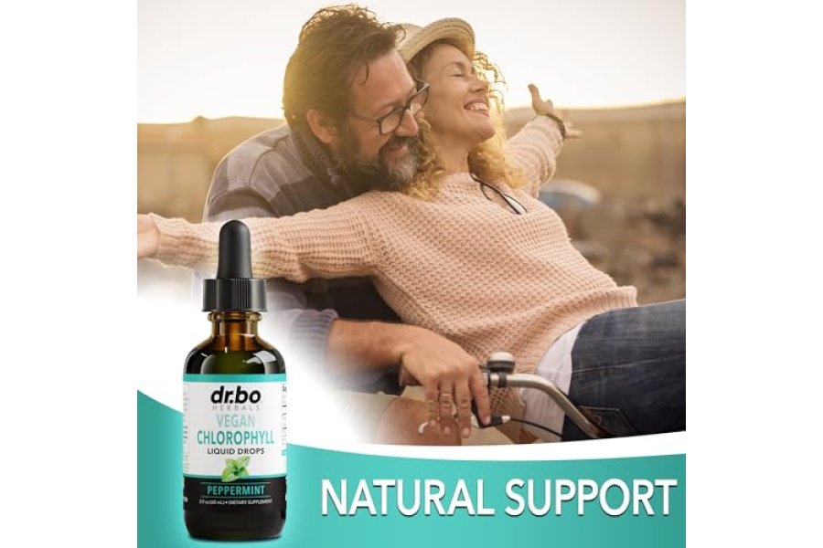 Gotas líquidas de clorofila desintoxicación corporal - Gotas de clorofila líquida veganas Suplemento de limpieza de olores, apoyo energético e inmunológico, desodorante interno, suplemento desodorizante corporal - Agua de clorofila natural 2 oz - Image 5