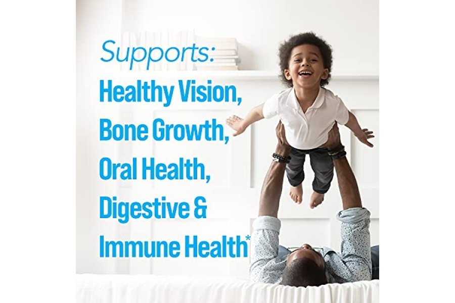 Culturelle Kids Multivitamina masticable completa + probiótico para niños, mayores de 3 años, 50 unidades, salud digestiva, salud bucal y apoyo inmunológico, con 11 vitaminas y minerales, incluyendo vitamina C, D3 y zinc - Image 4