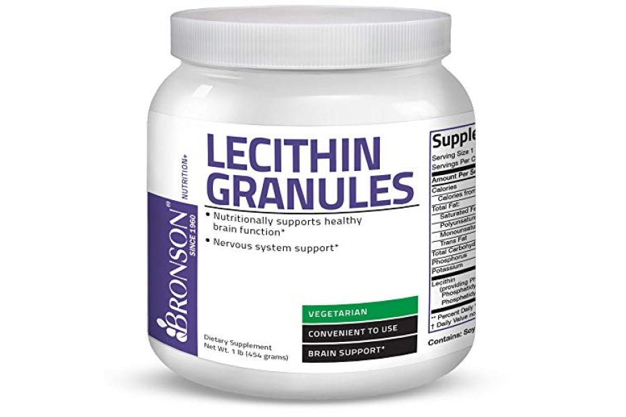 Gránulos de lecitina Bronson (en polvo) 7500 mg, 1 libra (454 gramos o 16 onzas) - Image 3