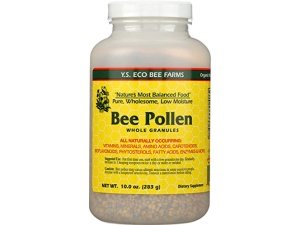 Polen de abeja - Granulados enteros de baja humedad - 10 oz