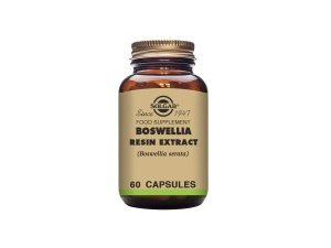 Extracto de resina de Boswellia Solgar, 60 cápsulas vegetales - Apoya la comodidad de las articulaciones y la salud digestiva - Potencia completa estandarizada (SFP) - Sin OGM, vegano, sin gluten, sin lácteos, kosher - 60 porciones