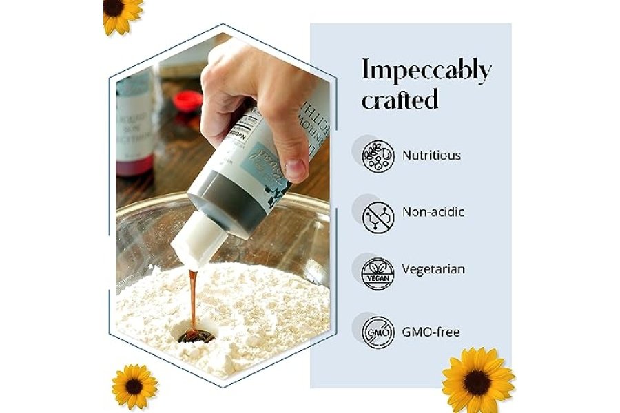 Categoría alimenticia líquida pura de la lecitina de girasol del pan fácil y rápido para hornear y cocinar - Image 3