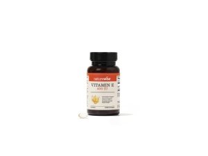 NatureWise Vitamina E 400 UI cápsulas blandas (180 mg DL-Alfa) - Suplemento dietético antioxidante sin lácteos, gluten y soja, sin OGM para la piel, el corazón, los ojos y la salud inmune - Suministro para 2 meses, 60 unidades