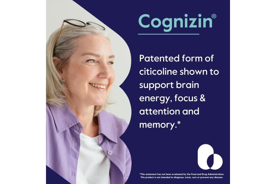 BESTVITE Cognizin Citicolina 500 mg (60 cápsulas vegetarianas) - Forma clínicamente estudiada de citicolina - Sin estearatos - Vegano - Sin OGM - Sin gluten - Suplementos cerebrales para la memoria y el enfoque - Image 4