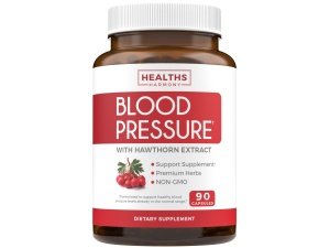 Suplemento de soporte para la presión arterial (NO OGM) Hierbas, vitaminas y bayas naturales de primera calidad - Dosis alta de extracto de baya de espino - Soporta niveles de presión arterial que ya se encuentran en el rango normal - 90 cápsulas