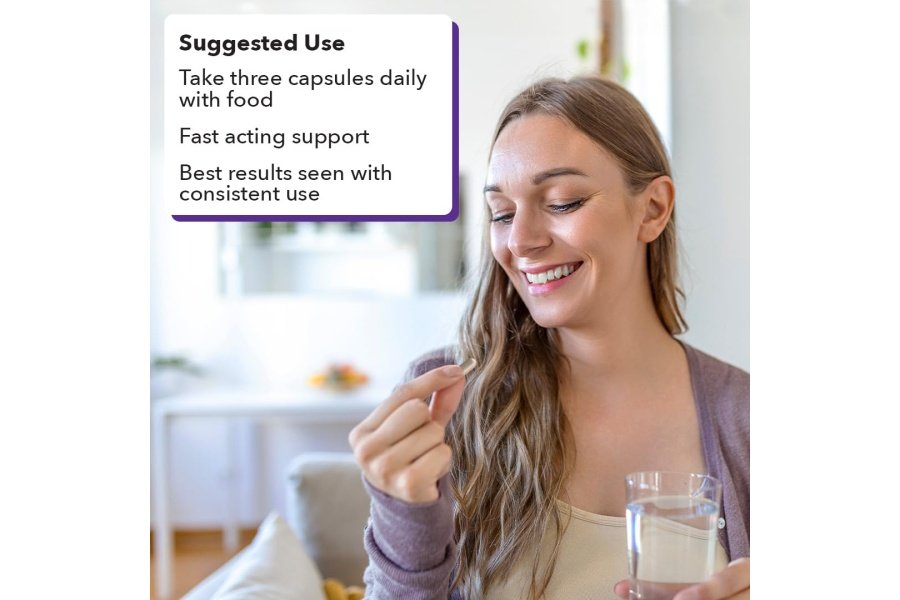 Lung Capaci-T - Suplemento de apoyo respiratorio - CoQ10, N-acetilcisteína, boswellia, eucalipto, gordolobo, té verde, ortiga y menta - Aumenta la capacidad de oxígeno y reduce la mucosidad - 90 cápsulas - Image 2