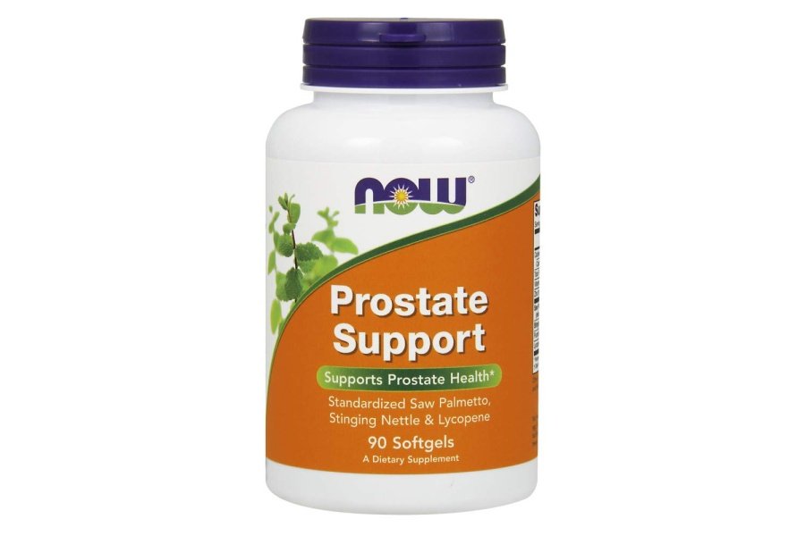Suplementos de NOW Foods, soporte para la próstata, soporte para la próstata, con palma enana americana estandarizada, ortiga y licopeno, 90 cápsulas blandas