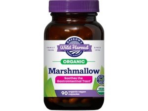 Suplemento herbario orgánico de malvavisco Wild Harvest de Oregon, 90 unidades