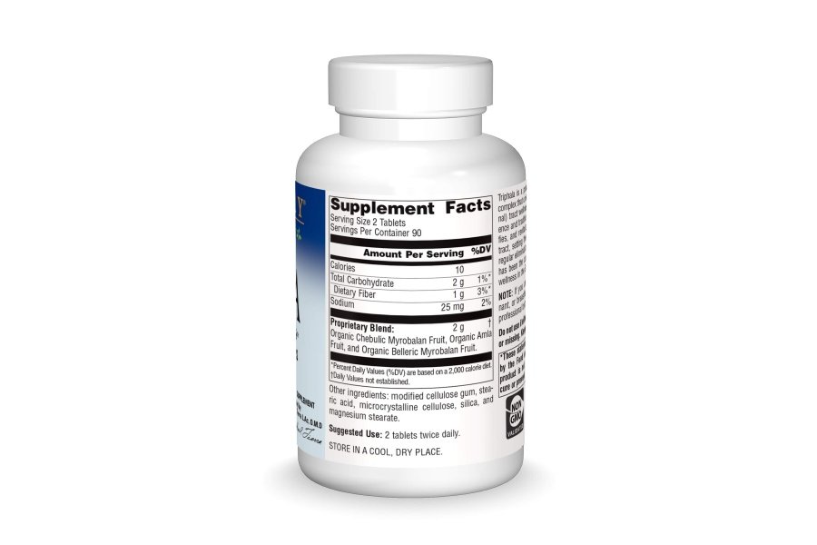 Planetary Herbals Triphala Limpiador interno 1000 mg para el bienestar del tracto gastrointestinal - 180 tabletas - Image 3