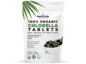 EARTH CIRCLE ORGANICS Earth Circle Organics Tabletas de clorella, Og1