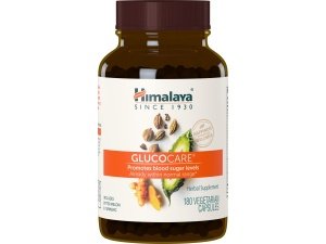 Suplemento herbario Himalaya GlucoCare, apoyo al metabolismo, apoyo pancreático, triphala, melón amargo, cúrcuma, sin gluten, vegano, 180 cápsulas, suministro para 90 días