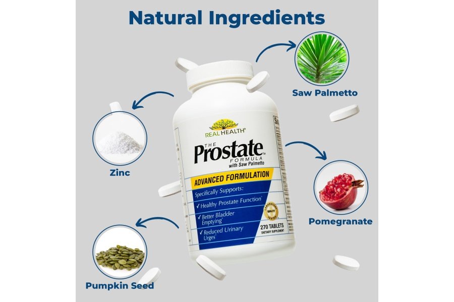 Real Health Prostate Complete - Suplementos de próstata para hombres, salud de la próstata, alivio de la próstata, palma enana americana para hombres, fórmula de próstata una por día - 30 unidades - Image 5